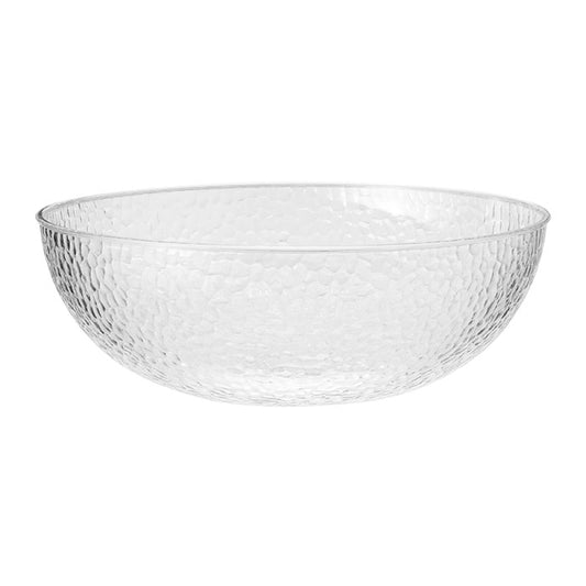 Clear Pebble 160 oz Plastic Bowls 12 ct