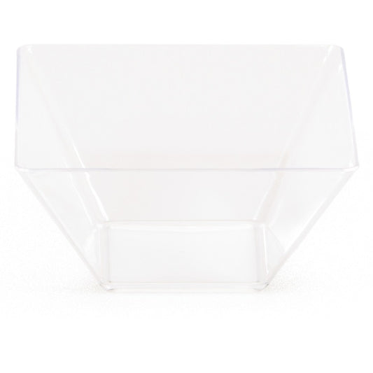 Clear TrendWare Small Square Bowl 96 ct