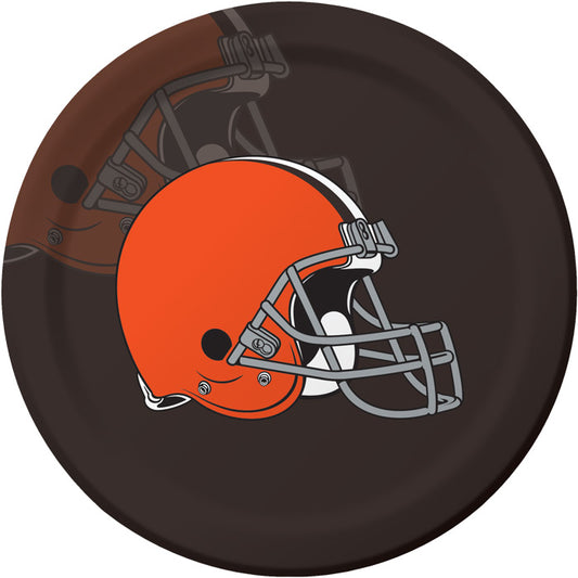 Cleveland Browns Dinner Plates 96 ct