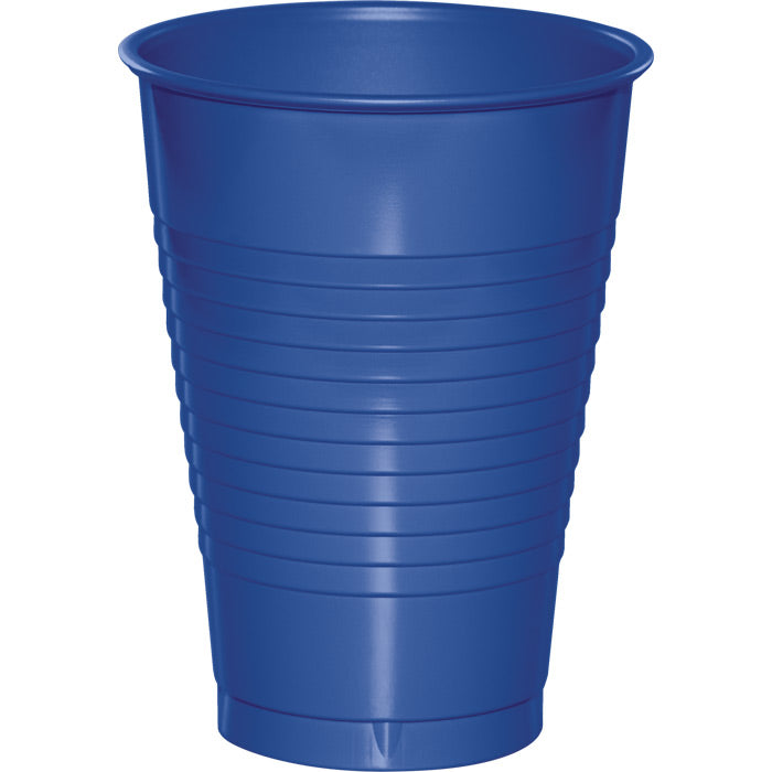 Cobalt Blue 12 oz Plastic Cups 240 ct