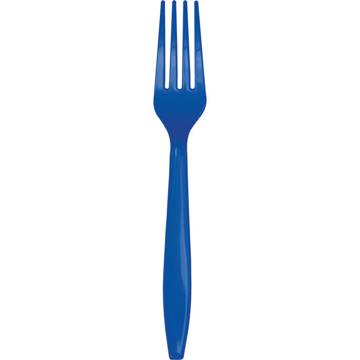 Cobalt Blue Plastic Forks 288 ct