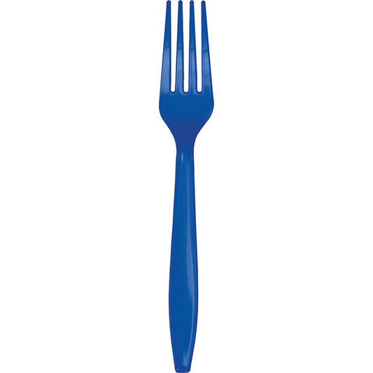 Cobalt Blue Plastic Forks 600 ct