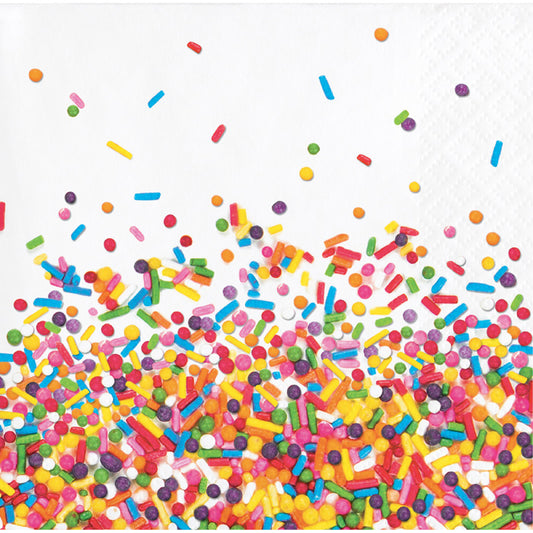 Confetti Sprinkles Beverage Napkins 192 ct