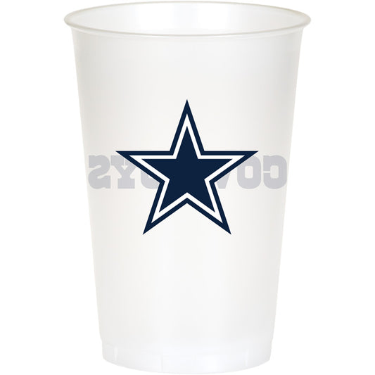 Dallas Cowboys 20 oz Plastic Cups 96 ct