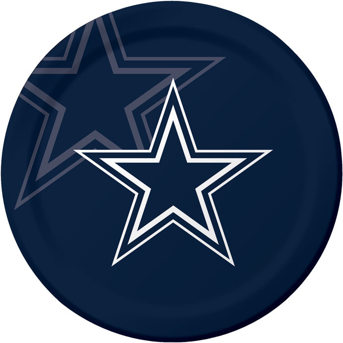 Dallas Cowboys Dinner Plates 96 ct