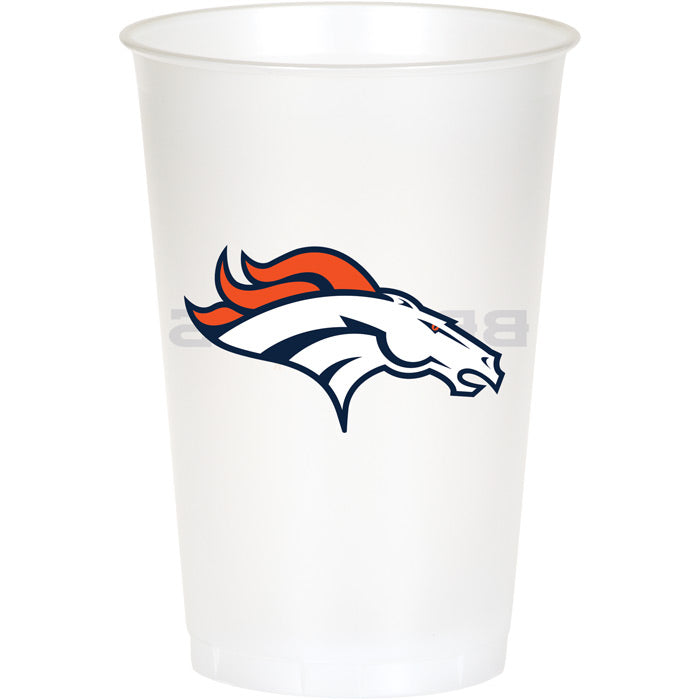 Denver Broncos 20 oz Plastic Cups 96 ct