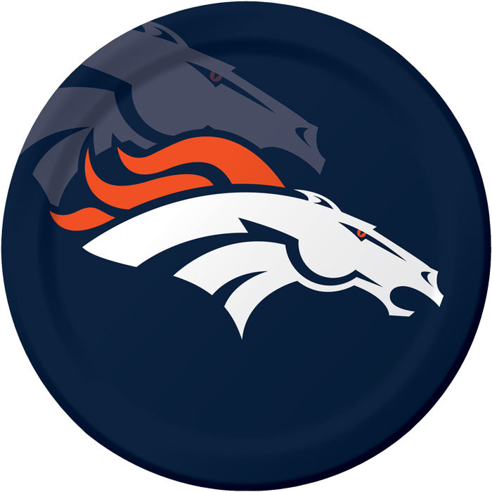 Denver Broncos Dinner Plates 96 ct