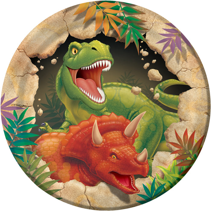 Dino Blast Dessert Plates 96 ct