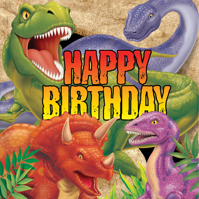 Dino Blast Happy Birthday Luncheon Napkins 192 ct