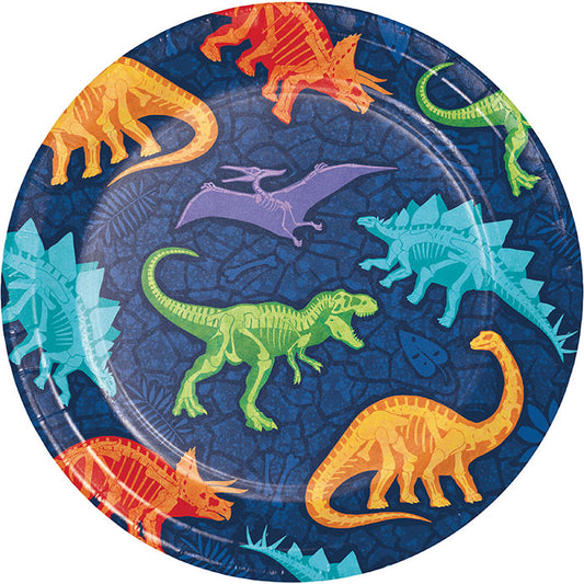 Dino Dig Dessert Plates 96 ct