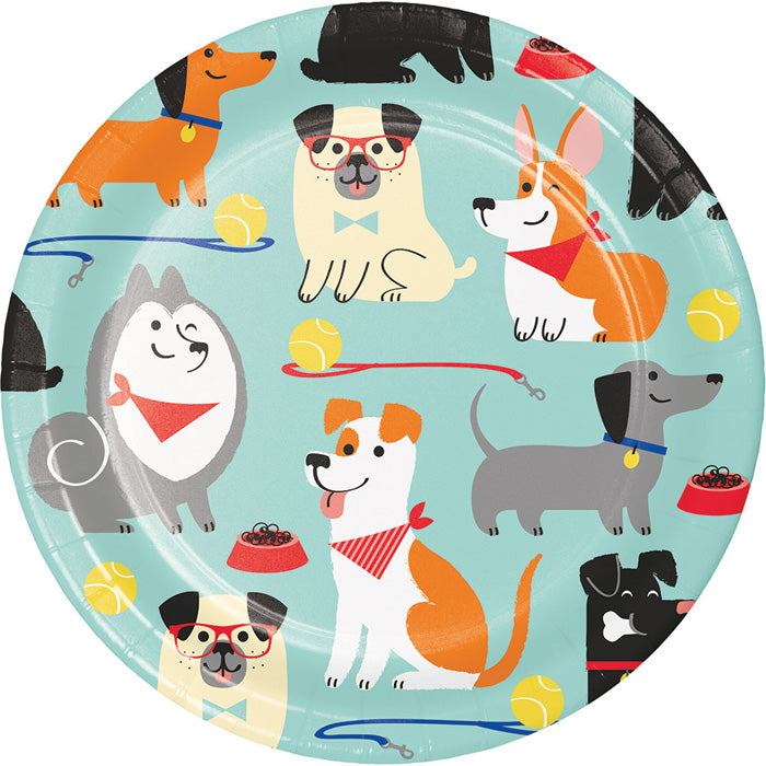 Dog Party Dessert Plates 96 ct