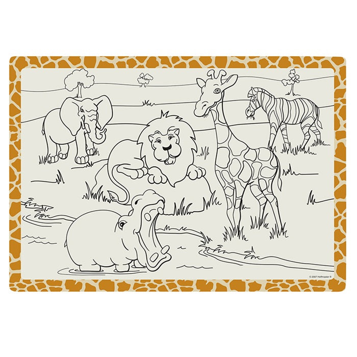 Dollar-wise Jungle Fun Placemat 1,000 ct