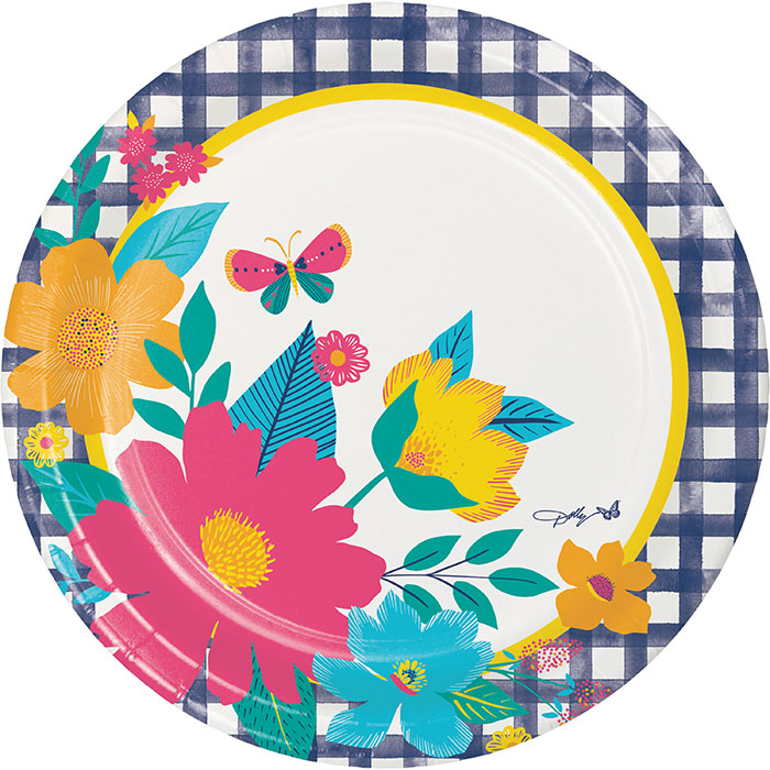 Dolly Parton Blossoming Beauty Paper Plates 96 ct