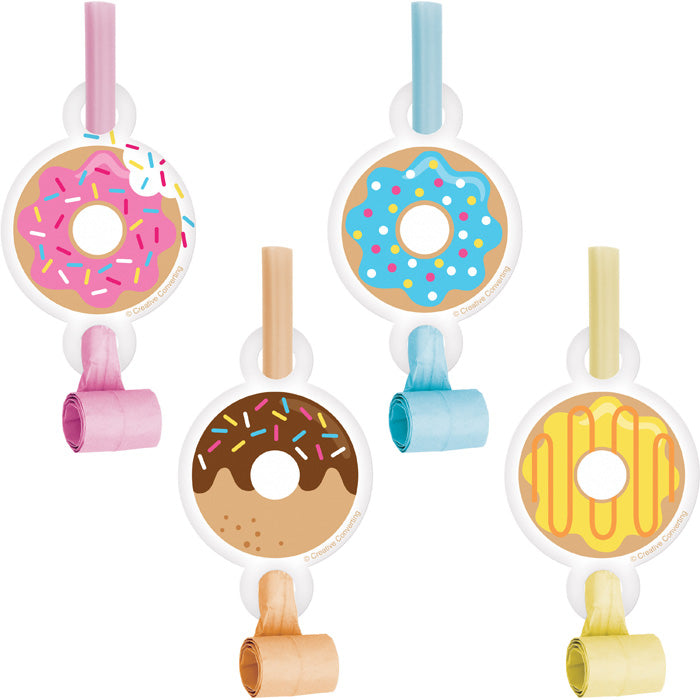 Donut Time Party Blowers 48 ct