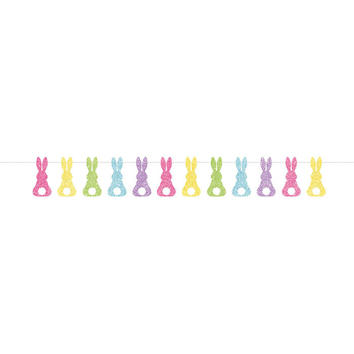 Easter Bunnies Banner 12 ct