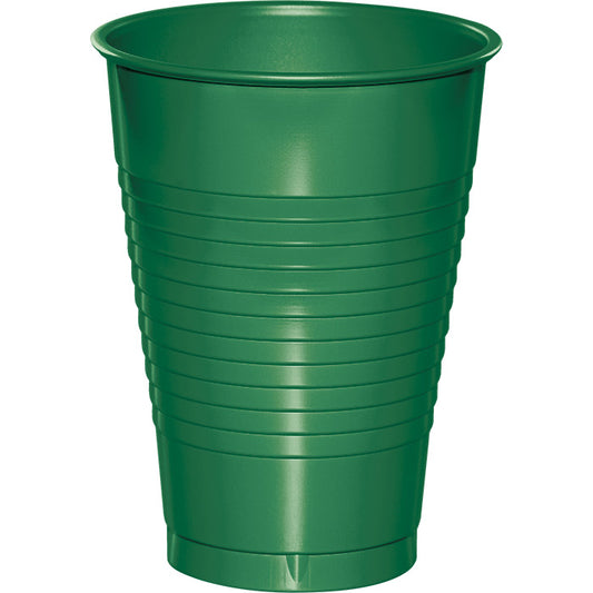 Emerald Green 12 oz Plastic Cups 240 ct