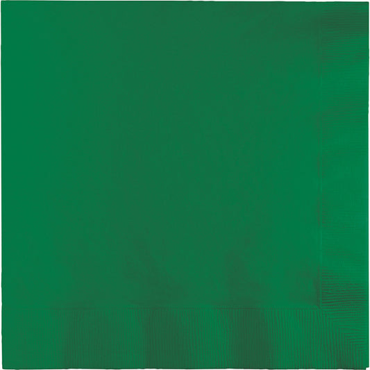 Emerald Green Luncheon Napkins 3-Ply 500 ct