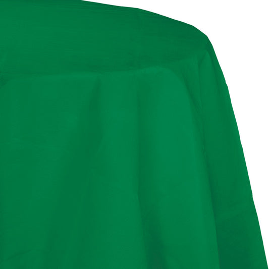 Emerald Green Octy-Round Paper Tablecloths 12 ct