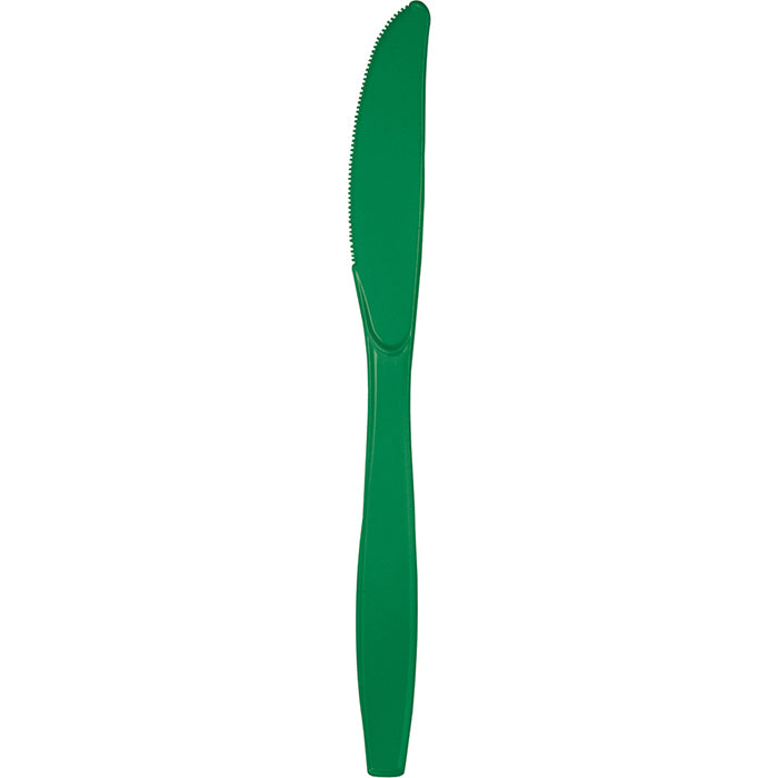 Emerald Green Plastic Knives 288 ct