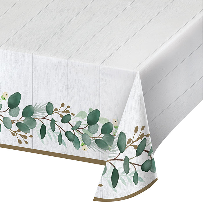 Eucalyptus Paper Tablecloths 6 ct