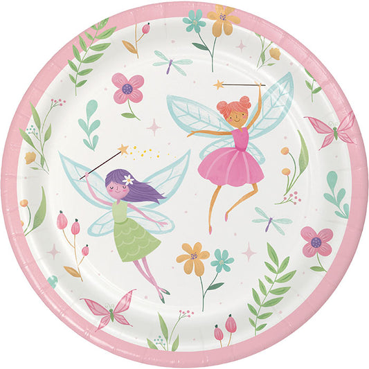 Fairy Forest Dessert Plates 96 ct