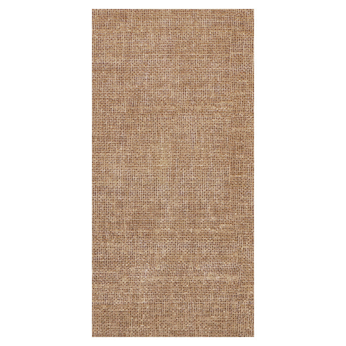 FashnPoint Natural Burlap Printed Dinner Napkins 800 ct