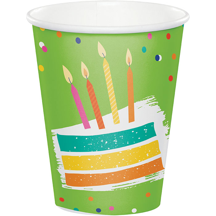 Festive Cake Paper Cups 96 ct