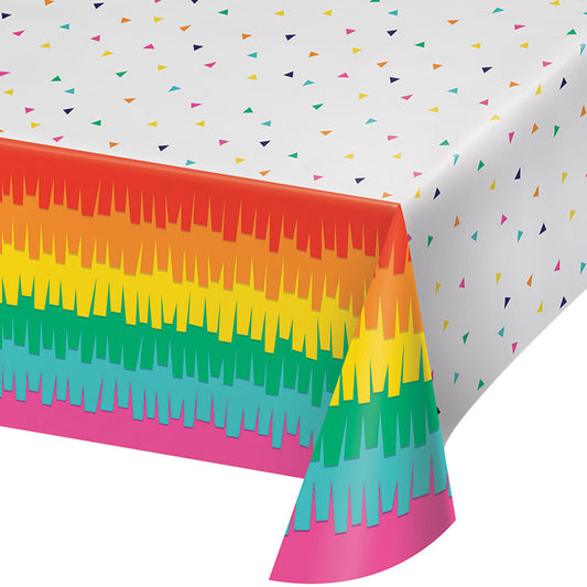 Fiesta Fun Plastic Tablecloths 6 ct