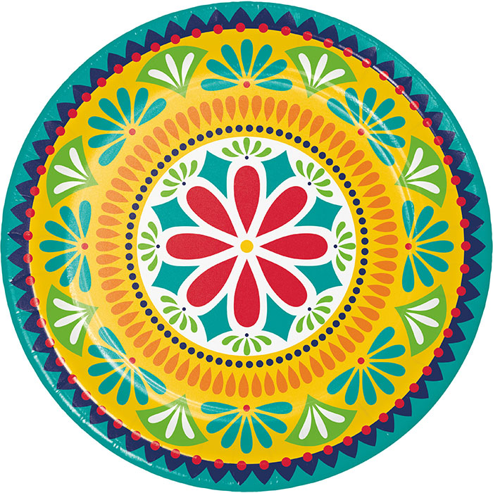 Fiesta Pottery Paper Plates 96 ct