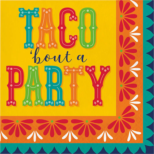 Fiesta Pottery Taco Napkins 192 ct