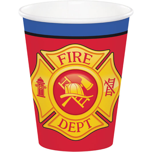 Fire Truck 9 oz Cups 96 ct