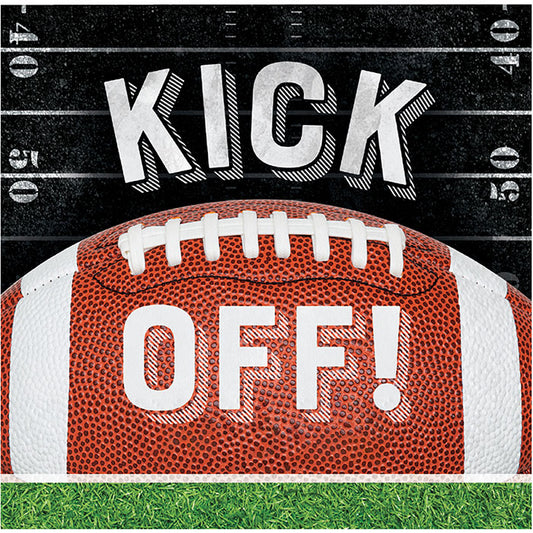 Football Kick Off Beverage Napkins 192 ct