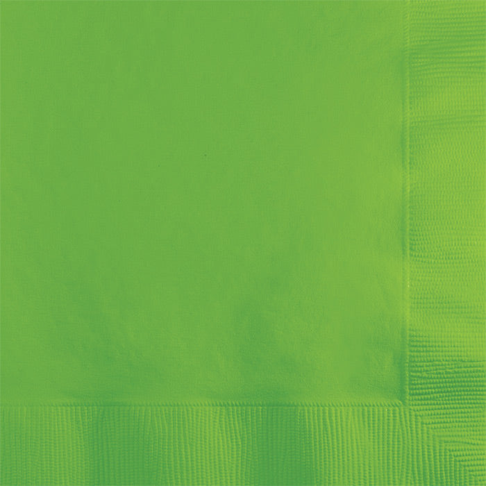 Fresh Lime 2-Ply Beverage Napkins 600 ct