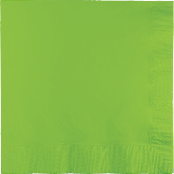 Fresh Lime Green Luncheon Napkins 3-Ply 500 ct