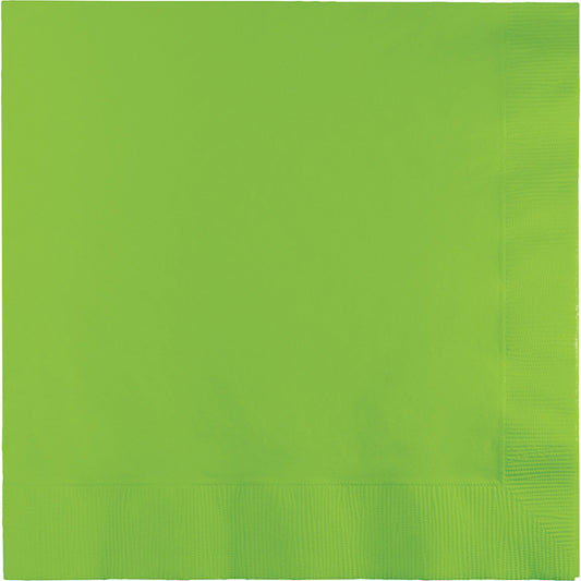 Fresh Lime Green Luncheon Napkins 3-Ply 500 ct