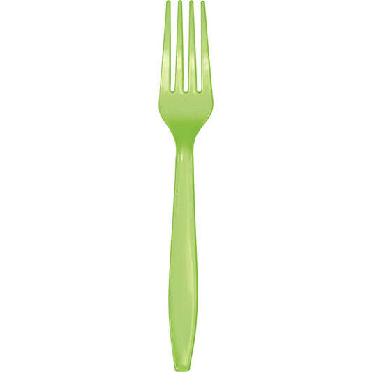 Fresh Lime Green Plastic Forks 288 ct