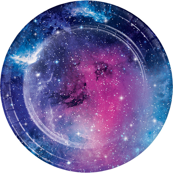 Galaxy Party Dessert Plates 96 ct