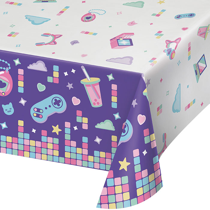 Gamer Girl Paper Tablecloths 6 ct