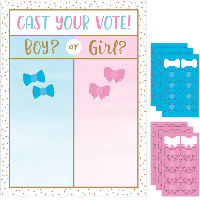 Gender Reveal Balloons Party Games 6 ct