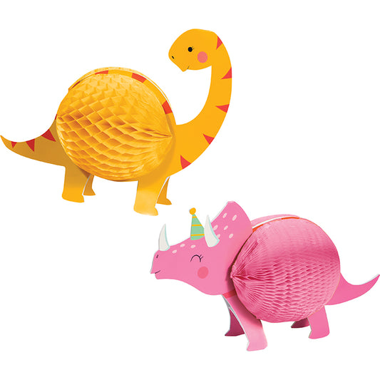 Girl Dinosaur Centerpieces 12 ct