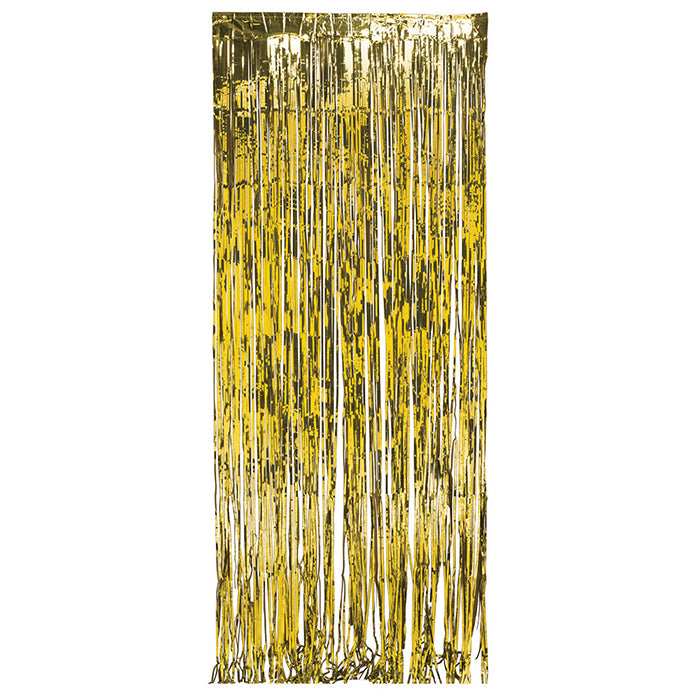 Gold Foil Door Curtain 6 ct