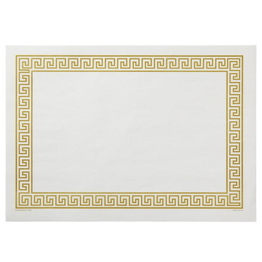 Gold Greek Key Placemat 1,000 ct