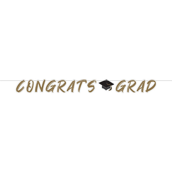 Golden Grad Banner 12 ct