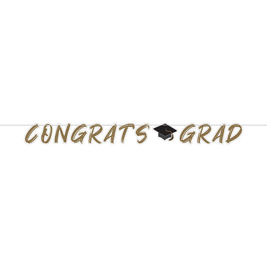 Golden Grad Banner 12 ct