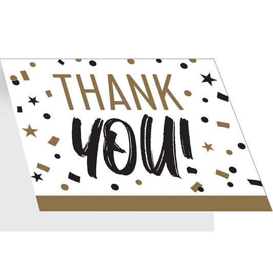 Golden Grad Thank You Cards 48 ct