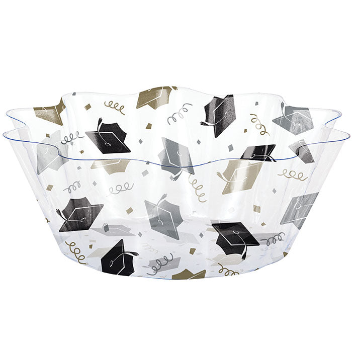 Graduation Cap Fluted Bowls 12 ct