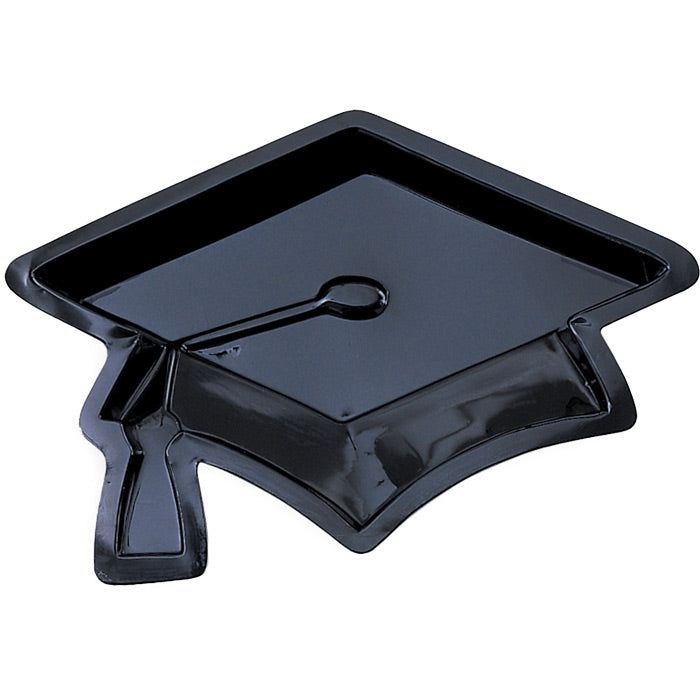 Graduation Cap Serving Tray 12 ct