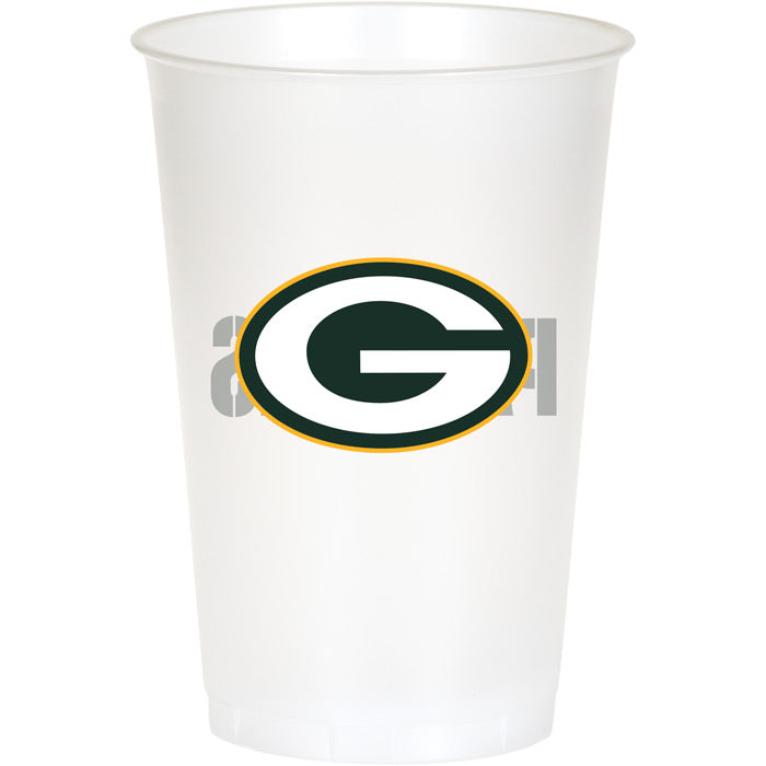 Green Bay Packers 20 oz Plastic Cups 96 ct