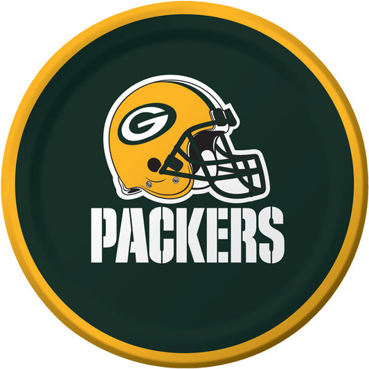 Green Bay Packers Dessert Plates 96 ct