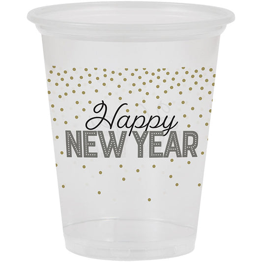 Happy New Year Plastic Cups 96 ct